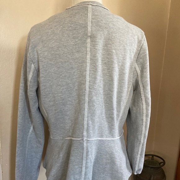 MOSSIMO JACKET Large GREY cinched LIGHTWEIGHT - Picture 3 of 9